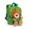 NICI Backpack with Plush Toy 21 x 26 cm Lion