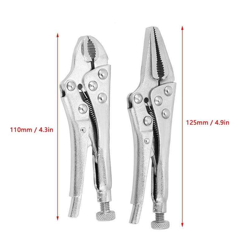2 Piezas de Boca de Tierra Recta, Vice Grip Vice