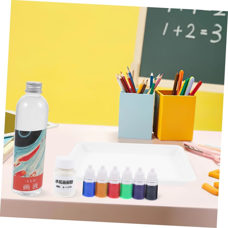 ORFOFE Water Marbling Paint Kit for Boys and Girls Complete