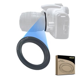 58 mm EF retroadapter macro reverse ring adapter ring. For EF-S cameras T6s (760D), T7i, T6, SL1(100D) and XS (1000D), 60D, 70D, 77D, 80D, 10D, 20D, 30D, 40D, 50D, 5D