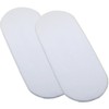 2 BabyPrem Fitted Cotton Bassinet Moses Basket Sheets 67 x