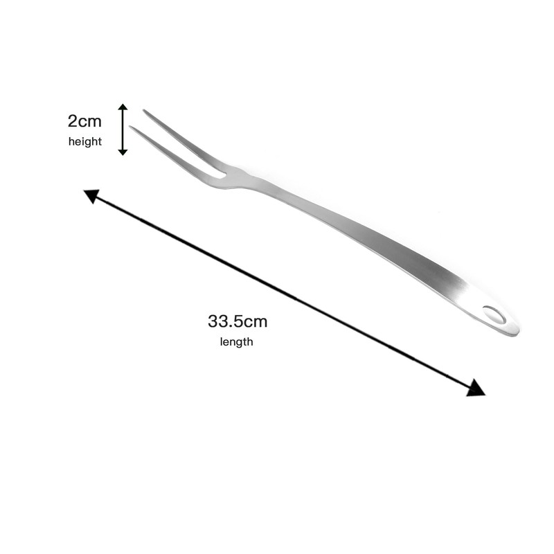 IMEEA 2 Pcs Meat Fork Stainless Steel Carving Forks 13