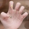 CATKIN 24PCS Long False Nails with Glue Stickers, Press on