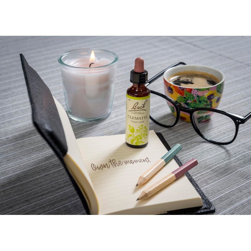 Bach Original Flower Remedies (Clematis) Live The Day, Be Focused,