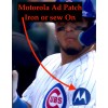 Cubs Motorola Patch Chicago Cubs Baseball Jersey Patch Iron On