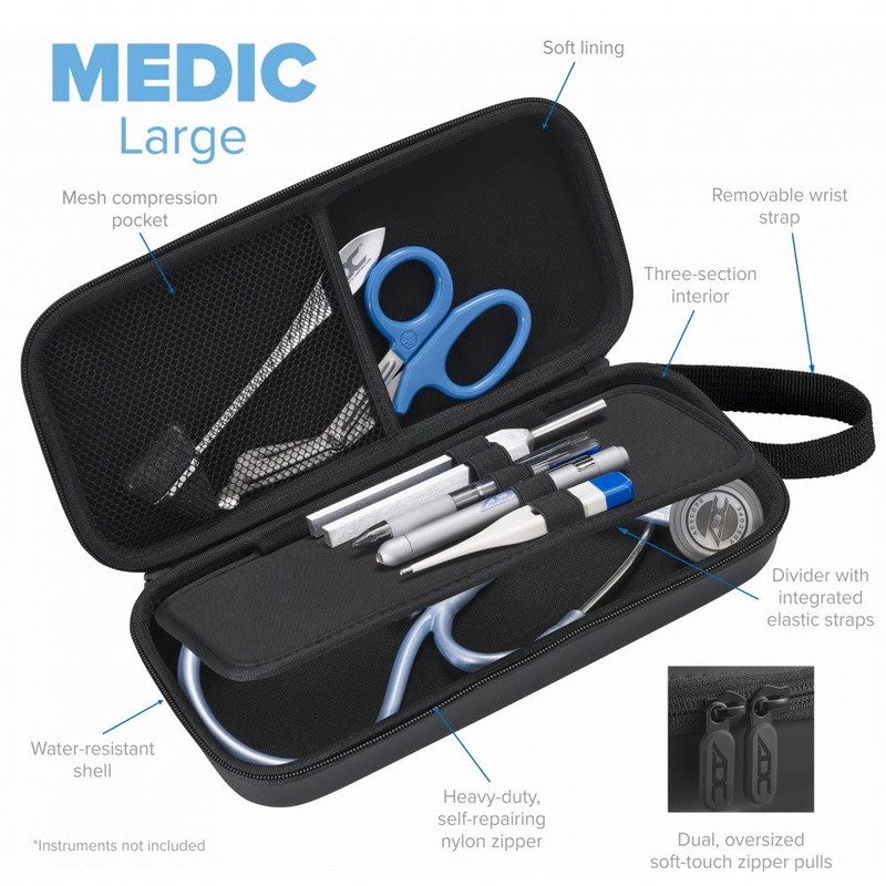 ADC(NY,USA) Medic Medical Carrying Case, Large AD Scope Stethoscope Case,