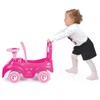 DOLU - Pink Unicorn Walk & Drive Ride-On with Horn