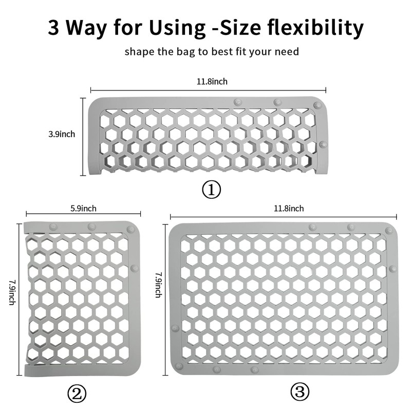 REVEX Silicone Dishwasher Bag,Dishwasher Basket for Baby Items,Baby Bottle Dishwasher