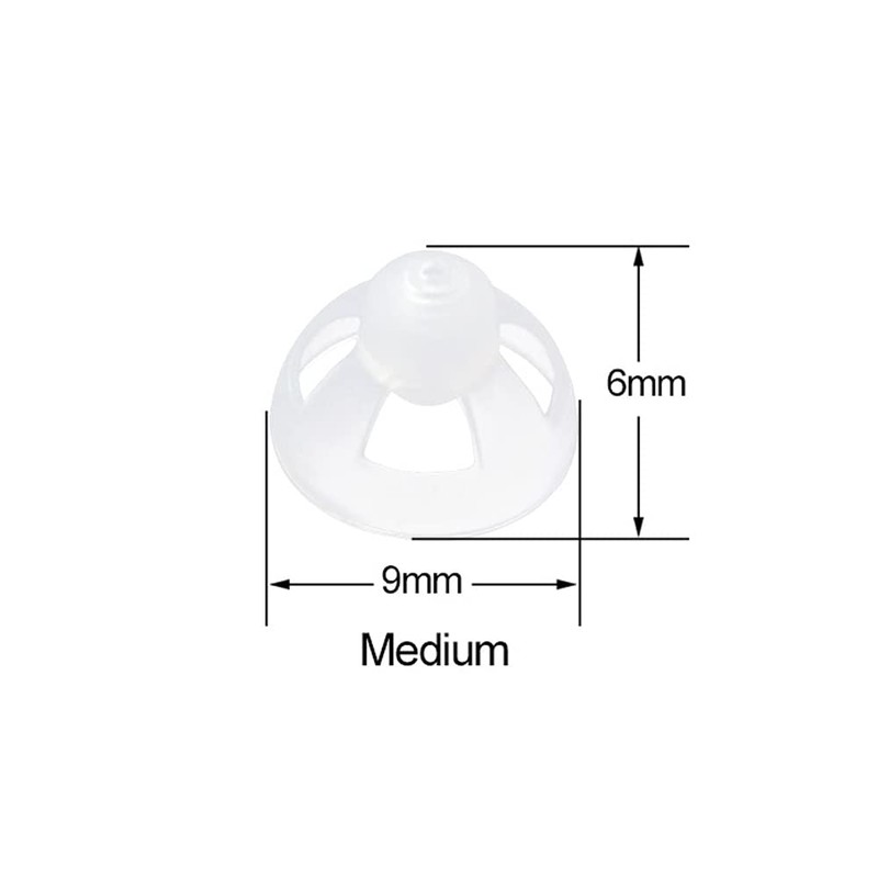 1/2 Pcs S/M/L Open Dome for In-Ear Headphone Rubber Head