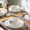 GBHOME Ceramic Plates Set of 6,10.25 Inch Matte Glaze Dinner