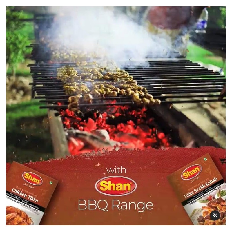 Shan - Chicken Tikka Seasoning Mix (50g) - Seasoning Packets