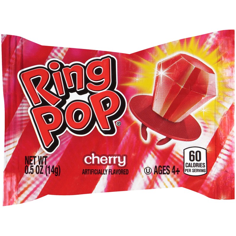 Ring Pop Colorfest, Single Flavor - 10 Count by Lyza's