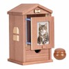 Cat Urn for Ashes with House-Shaped Design & Magnetic Photo