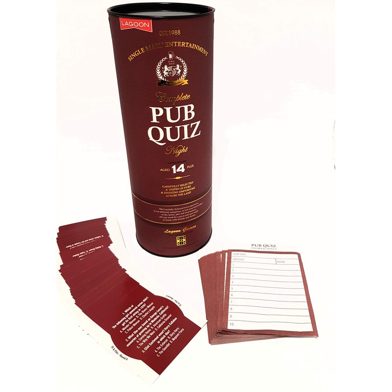 The Lagoon Group 1148 Complete Pub Quiz, Multi