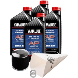 TUSK 4-Stroke Oil Change Kit Yamalube All Purpose 10W-40 for Yamaha Super Tenere 1200 ES 2014-2021