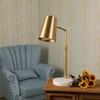 VONLUCE Gold Desk Lamp with LED Bulb Adjustable, Antique Brass