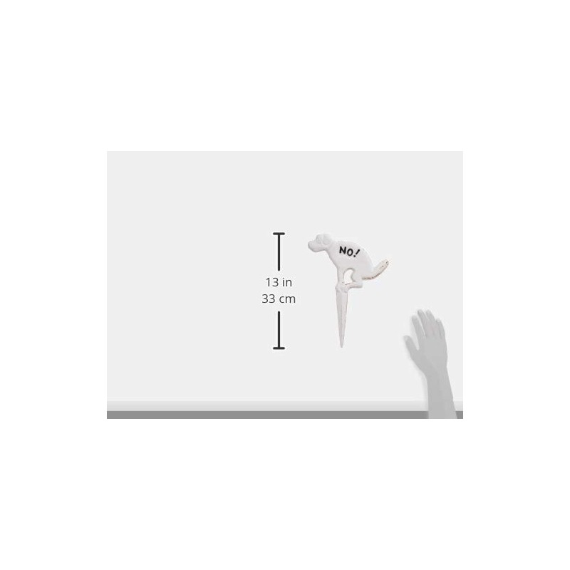Esschert Fallen Fruits HB14 Dog Sign - White, 12.25" H