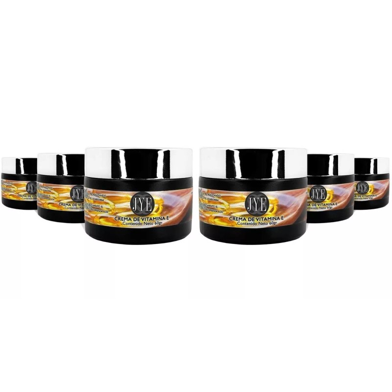 Jye Distribuidora de Belleza 6 Frascos De Crema De Vitamina