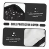 SUPVOX Outdoor BBQ Grill Cover Uv Resistant Round Barbecue Protection