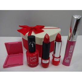 Rimmel London Make Up Kit, Beauty Bundle Gift Set For Her
