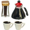 Melody Jane Doll's House Espresso Coffee Set Miniature Kitchen Dining
