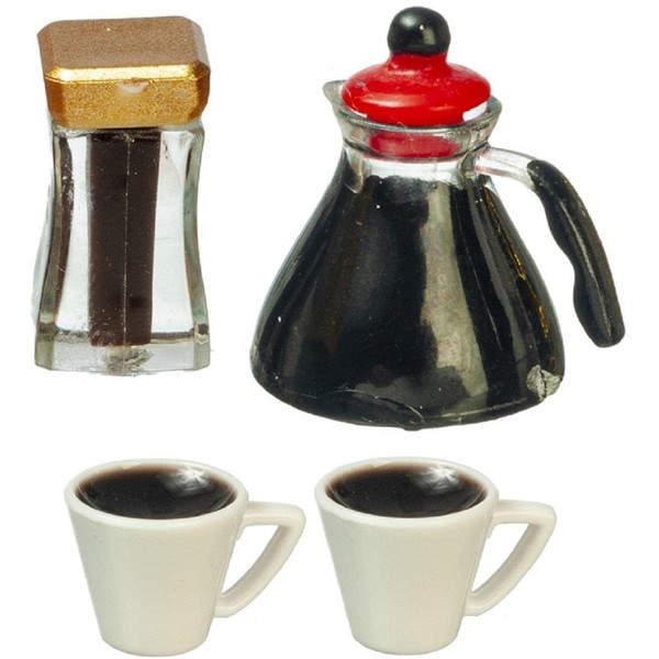 Melody Jane Doll's House Espresso Coffee Set Miniature Kitchen Dining