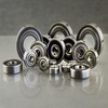 sourcing map Deep Groove Ball Bearing Double Shield 10mm x