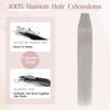 SEGOHAIR Tape in Hair Extensions Human Hair, 16inch Invisible Highlighted