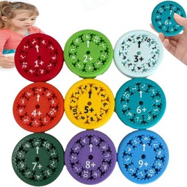 Math fidget spinner, math facts fidget spinner toy, counting and early education toys for kids, math games, learning math for fidget spinner lovers:_Number addition and subtraction
