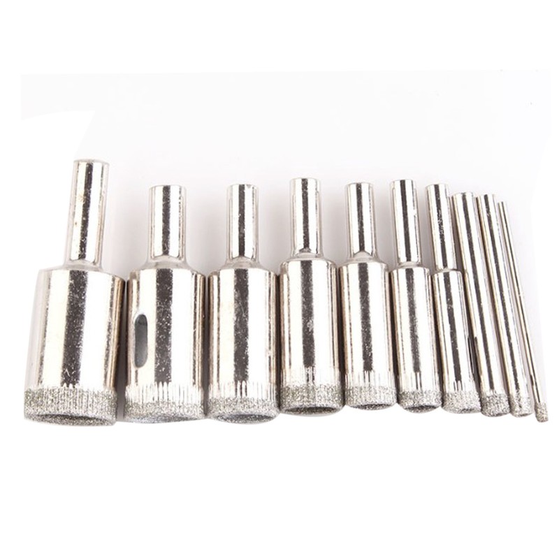 15Pcs Marble Hole Opener Stainless Steel Incisive Marble Drill Bits