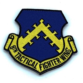 8th Tactical Fighter Wing Patch – with Hook and Loop, 3.5"