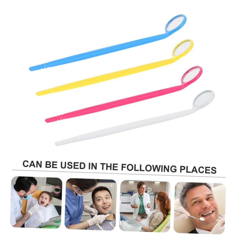 iplusmile 20pcs Disposable Oral Cavity Examination Mirrors Set for Inspection