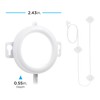 Enbrighten Linkable Plug-in Puck Lights, 3 Pucks, Under Cabinet Lighting