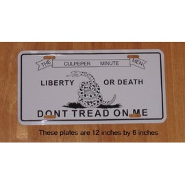 Culpeper Flag License Plate