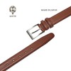 KIETH Men's Business Belt, Genuine Leather, Camel, Brown, Kip Leather,
