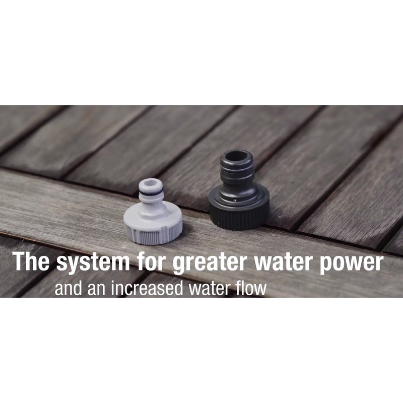High flow faucet nose Gardena : tap connection with 26.5
