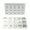 MCMASKE 850PCS M1 M1.2 M1.4 M1.6 M2 Metric Stainless Steel