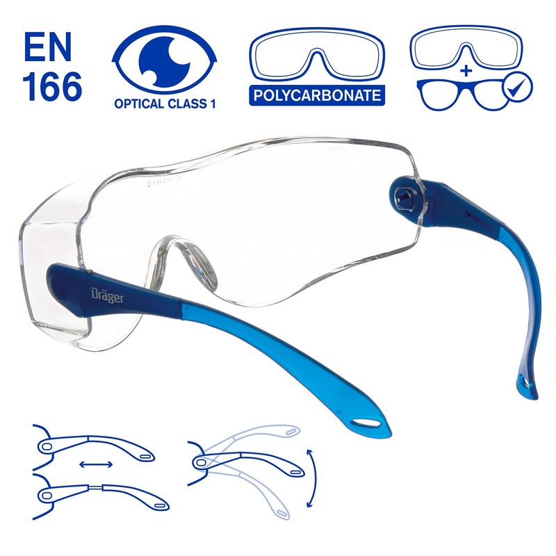 Dräger Safety Over Glasses X-pect 8120 | 1 Pair |
