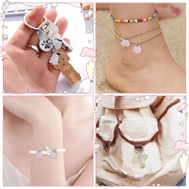 50PCS Cute Cartoon Resin, Mini Colorful DIY Pendants Charms for Jewelry Making Bulk with Box, 3D Mini Charms Pendant for Bracelets Necklaces Earrings Keychain1