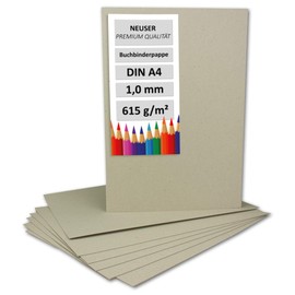 Set of Book Binder Cardboard, DIN A3, A4, A5, C6
