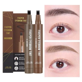 Lirr 리르 파이브펜 아이브로우 틴트+3종 눈썹 가이드 Lir Five-Pen Eyebrow Tint + 3 Types of Eyebrow Guide
