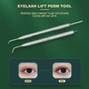 2 in 1 Eye Lash Lift Tool Stainless Steel Double