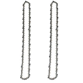 Stroagymoon 2Pcs 18Inch Chainsaw Saw Chain Blade Pitch .325Inch 0.058 Gauge 72DL Replacement Chains Hardware Tools