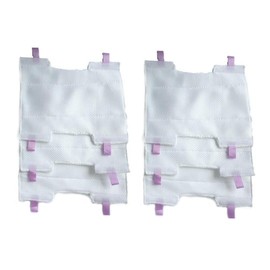 GIBTOOL 6 pcs Dust-Away Micro-Fiber Pads - for Shark Rocket Dust-Away, Lift-Way 356E, Rotator, Navigator Pro Vacuum, Ultra Light Stick Vacuum, Upright Vacuum, Hv300 Series