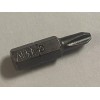 Apex (50ea) Apex 446-2 Hex Shank Insert Bit #2 w/ Limited Clearance , 1/4" x 1"