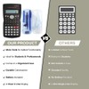 Scientific Calculator Bonus Maths Set Geometry Set - Clear Case
