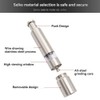 TOBEOME 2PCS Manual Salt and Pepper Grinder Set Stainless Steel