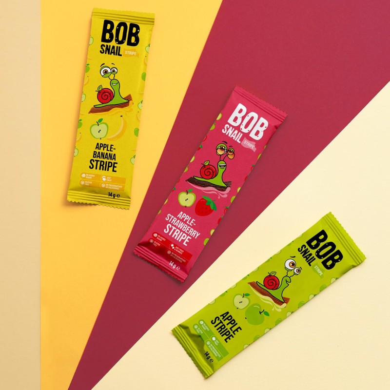 BOB SNAIL Healthy Fruit Snacks for Kids and Adults –