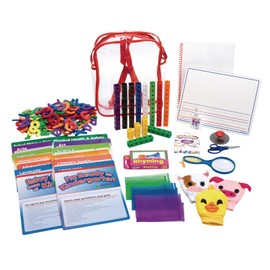 Excellerations Kindergarten Readiness Backpack Kit, Ages 4+, English & Spanish Activity Guide Included, Educational Learning Activities