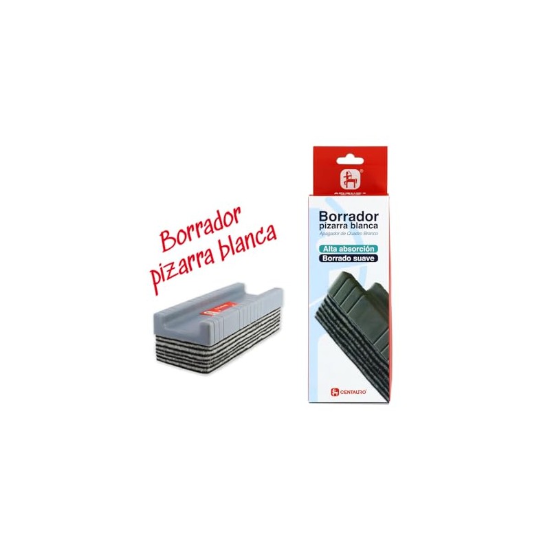 Centauro Whiteboard Eraser, High Absorbency, Soft Erase, Perfect for Training